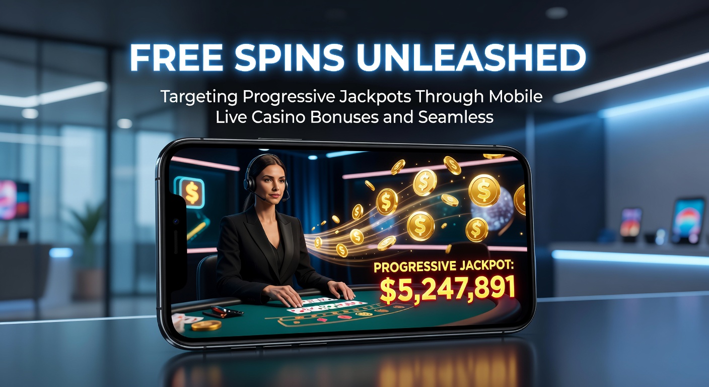 Live Dealer dreht ein Rad mit Free Spins und progressivem Jackpot-Anzeiger auf einem Tablet, Zahlungsmethoden-Icons im Hintergrund