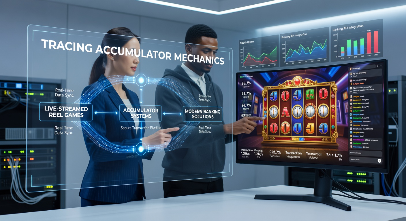 Live-Streamed Reel-Spiele mit Akkumulator-Mechaniken und Banking-Integration